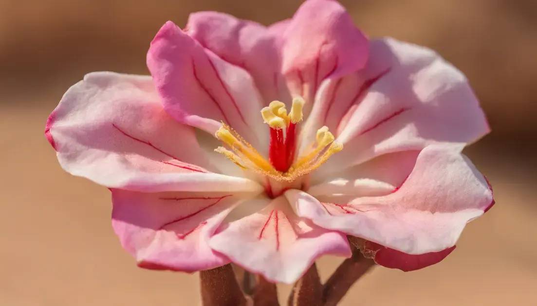 A importância da rosa do deserto