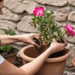 como plantar galho de rosa do deserto