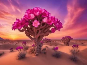 cores da rosa do deserto
