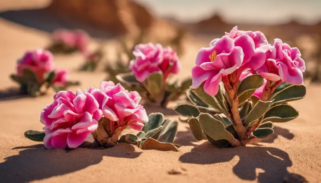 Descubra as diversas opções disponíveis de rosas do deserto