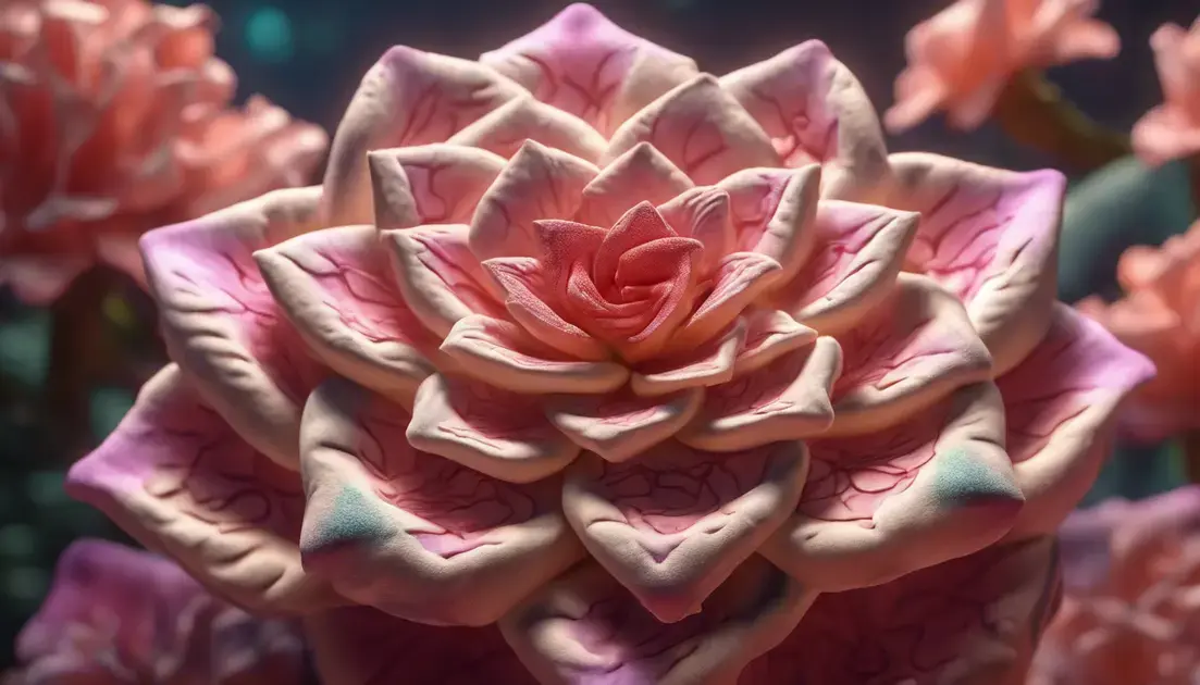 Descubra o simbolismo da rosa do deserto roxa