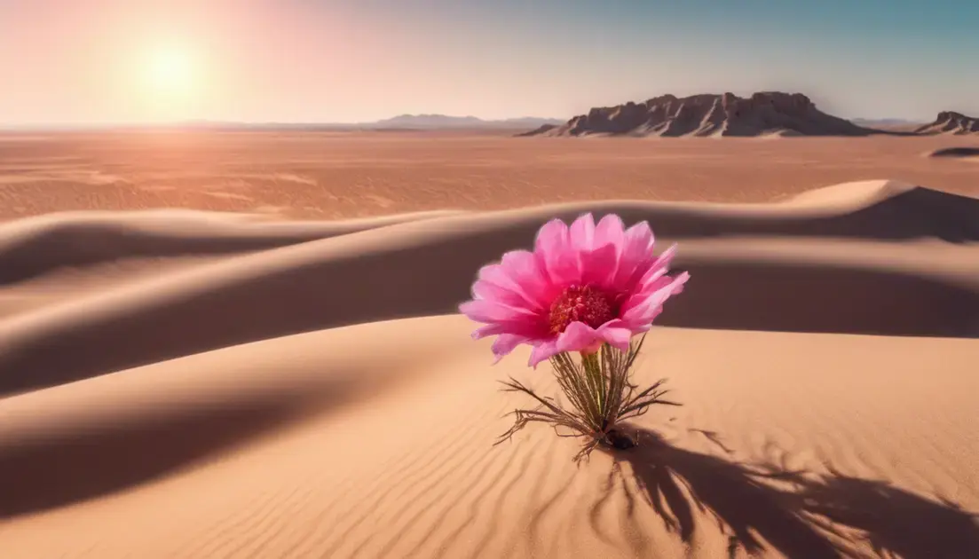 flor do deserto rosa
