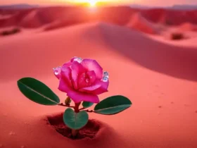 fungos nas folhas da rosa do deserto