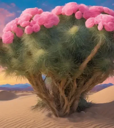 muda de rosa do deserto