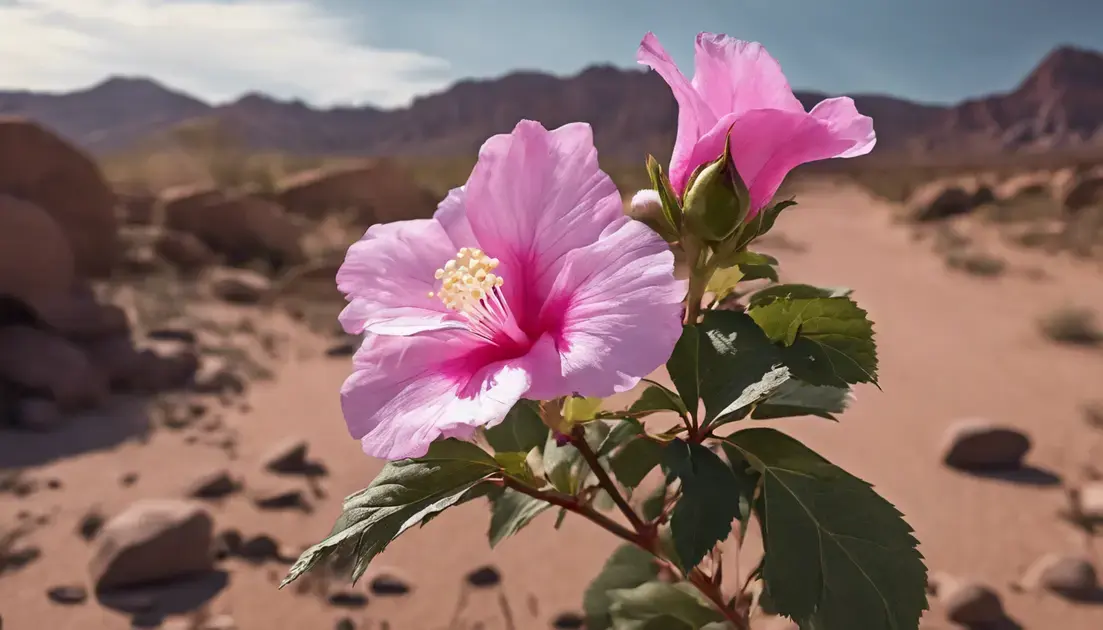 rosa de saron flor do deserto
