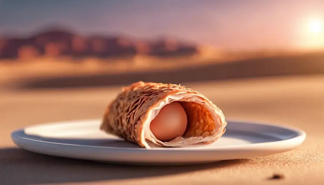 rosa do deserto egg roll