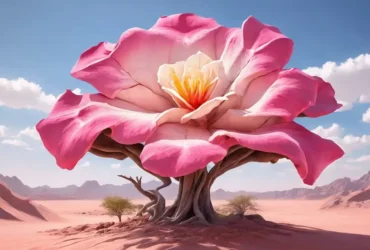 rosa do deserto gigante