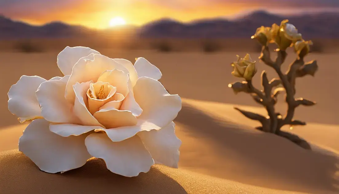 rosa do deserto golden faith