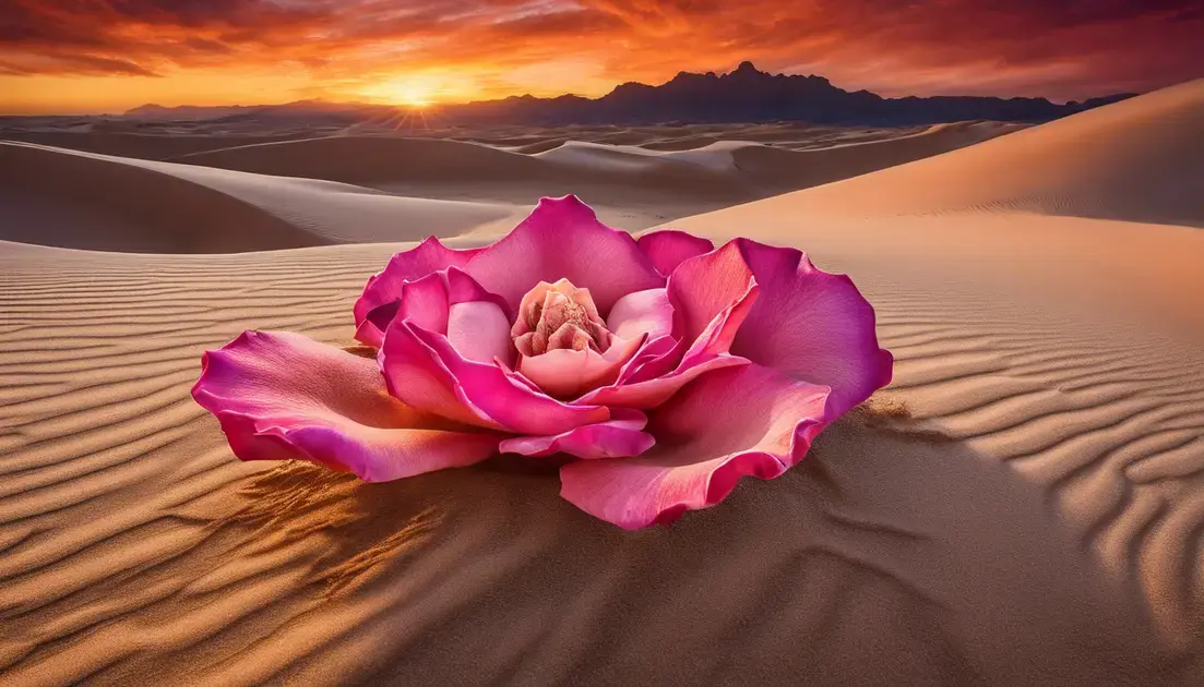 Rosa do Deserto Infinity: Um presente precioso da natureza