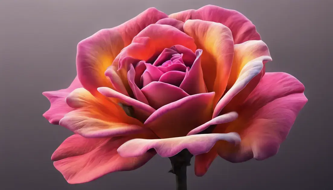 rosa do deserto preta graciosa flor simbolismo