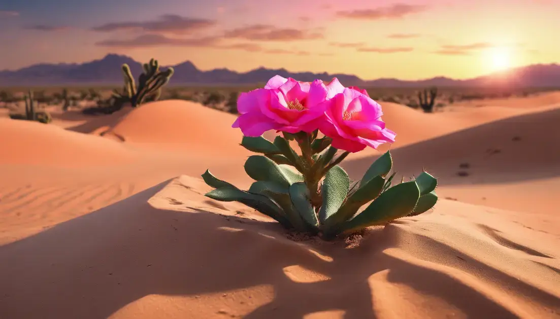 * Rosa do deserto t15: ideal para áreas secas e pouco irrigadas