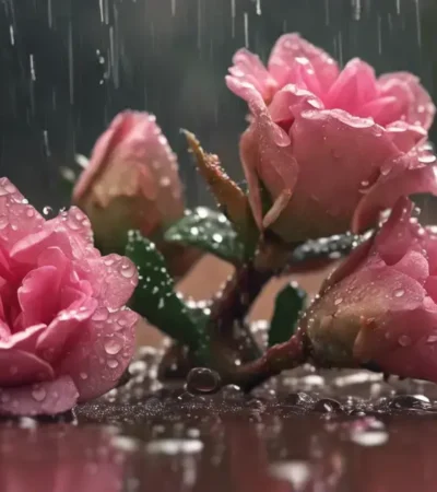 rosas do deserto pode ficar na chuva