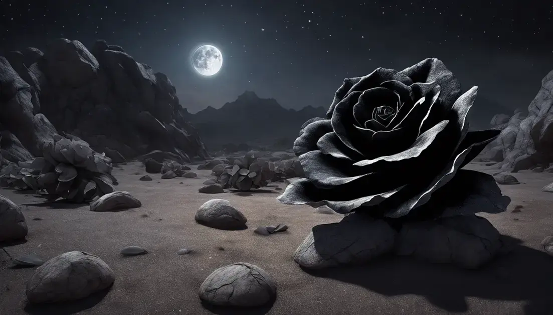 Significado da rosa do deserto negra