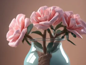 vaso rosa do deserto