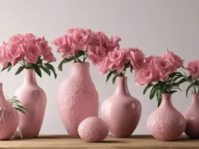 vasos rosa do deserto